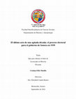 Research paper thumbnail of Cristian FÉLIX - El último acto de una agitada década: el proceso electoral para el gobierno de Sonora en 1939