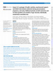 Research paper thumbnail of Impact of a package of health, nutrition, psychosocial support, and WaSH interventions delivered during preconception, pregnancy, and early childhood periods on birth outcomes and on linear growth at 24 months of age: factorial, individually randomised controlled trial