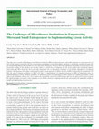 Research paper thumbnail of The Challenges of Microfinance Institutions in Empowering Micro and Small Entrepreneur to Implementating Green Activity