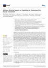 Research paper thumbnail of Military Activity Impact on Vegetation in Pannonian Dry Sandy Grasslands