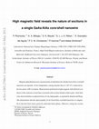 Research paper thumbnail of High Magnetic Field Reveals the Nature of Excitons in a Single GaAs/AlAs Core/Shell Nanowire