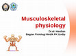 Research paper thumbnail of Musculoskeletal physiology