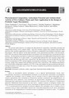 Research paper thumbnail of Phytochemical Composition, Antioxidant Potential and Antimicrobial Activity of Five Culinary Plants and Their Application in the Design of Prebiotic Vegan Mayonnaises