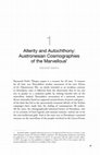 Research paper thumbnail of Alterity and Autochthony: Austronesian Cosmographies of the Marvellous