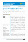 Research paper thumbnail of Savaşın Gölgesinde Eğitim: Birinci Dünya Harbi Sürecinde Bahriye Mektebi, Yakın Dönem Türkiye Araştırmaları Dergisi, Sayı 46, 2024, s. 109-136.