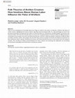 Research paper thumbnail of Folk Theories of Artifact Creation: How Intuitions About Human Labor Influence the Value of Artifacts