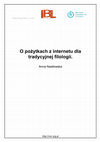 Research paper thumbnail of O pożytkach z internetu dla tradycyjnej filologii (wstęp)