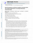 Research paper thumbnail of Mood dysregulation and affective instability in emerging adults with childhood maltreatment: An ecological momentary assessment study