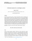 Research paper thumbnail of Bir şalter sistemi için termal analiz