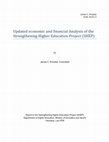 Research paper thumbnail of Updated Economic Analysis of the Supporting Higher Education Project in Lao PDR