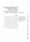 Research paper thumbnail of Critical Interpretation of Hybridisation in Korean Cinema