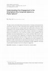 Research paper thumbnail of Understanding Civic Engagement in the Smartphone Era: Corporate Sphere vs. Public Sphere