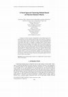 Research paper thumbnail of A Novel Spectral Clustering Method Based on Pairwise Distance Matrix