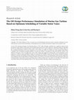 Research paper thumbnail of The Off-Design Performance Simulation of Marine Gas Turbine Based on Optimum Scheduling of Variable Stator Vanes