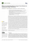 Research paper thumbnail of Feature Line Embedding Based on Support Vector Machine for Hyperspectral Image Classification