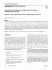 Research paper thumbnail of Reduced Sensory Habituation in Autism and Its Correlation with Behavioral Measures