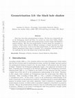 Research paper thumbnail of Geometrization 3.0: the black hole shadow