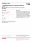 Research paper thumbnail of L’accompagnement spirituel de la personne séropositive ou sidéenne