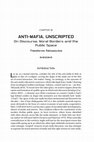 Research paper thumbnail of Antimafia, unscripted: On discourse, moral borders and the public space.