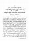 Research paper thumbnail of Sorensen 2024 The construction, performance, and effects of gender