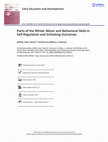 Research paper thumbnail of Parts of the Whole: Motor and Behavioral Skills in Self-Regulation and Schooling Outcomes