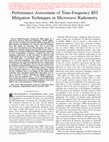 Research paper thumbnail of Performance Assessment of Time–Frequency RFI Mitigation Techniques in Microwave Radiometry