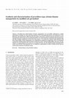 Research paper thumbnail of Synthesis and characterization of pyrochlore-type yttrium titanate nanoparticles by modified sol–gel method