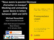 Research paper thumbnail of “Nous avons la passion fiévreuse d’arracher ce masque ”. Masking and unmasking queer desire in letters between 1869 and 1873