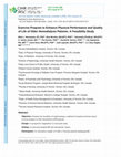 Research paper thumbnail of Exercise program to enhance physical performance and quality of life of older hemodialysis patients: a feasibility study