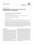 Research paper thumbnail of Predicting Freeway Work Zone Delays and Costs with a Hybrid Machine-Learning Model