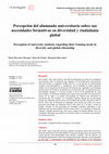 Research paper thumbnail of Percepción del alumnado universitario sobre sus necesidades formativas en diversidad y ciudadanía global