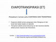 Research paper thumbnail of EVAPOTRANSPIRASI (ET)