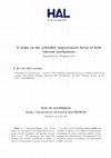 Research paper thumbnail of A study on the reliability improvement factor of fault tolerant mechanisms