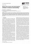 Research paper thumbnail of Study of the Monte-Carlo Fault Injection Simulator to measure a fault de-rating