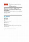 Research paper thumbnail of Stratégies verbales et non verbales dans les interactions orales en intercompréhension entre langues affines Verbal and Non-Verbal Strategies for Oral Interactions and Intercomprehension between Sister Languages