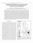 Research paper thumbnail of The microvertebrate fauna of the Upper Triassic (Revueltian) Snyder Quarry, north-central New Mexico