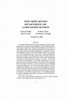 Research paper thumbnail of Stock market optimism and participation cost: a mean-variance estimation