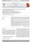 Research paper thumbnail of The surgical management of facial trauma in British soldiers during combat operations in Afghanistan