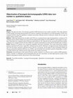 Research paper thumbnail of Objectivation of laryngeal electromyography (LEMG) data: turn number vs. qualitative analysis