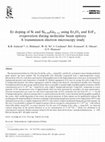 Research paper thumbnail of Er doping of Si and Si0.88Ge0.12 using Er2O3 and ErF3 evaporation during molecular beam epitaxy A transmission electron microscopy study