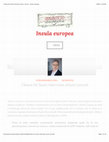 Research paper thumbnail of “Chiara De Santi intervista Arturo Larcati [Chiara De Santi Interviews Arturo Larcati]” (in Italian with German translation of the interview published in English in L’Anello che non tiene). In Insula Europea (January 27, 2014). 