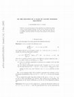 Research paper thumbnail of On the solution of a class of Cauchy integral equations