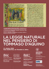 Research paper thumbnail of LA LEGGE NATURALE NEL PENSIERO DI TOMMASO D'AQUINO 31 ottobre 2025 Sala Auditorium, via Tomadini 3, Udine