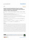 Research paper thumbnail of Stable hexaazatrinaphthylene-based covalent organic framework as high-capacity electrodes for aqueous hybrid supercapacitors