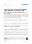 Research paper thumbnail of Unlocking the potential of liquid crystals as phase change materials for thermal energy storage