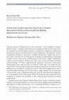 Research paper thumbnail of O wolność słowa i religii. Praktyka i teoria, red. Franciszek Longchamps de Bérier, Krzysztof Szczucki