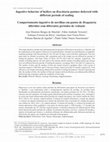 Research paper thumbnail of Ingestive behavior of heifers on Brachiaria pasture deferred with different periods of sealing