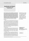 Research paper thumbnail of Agroforestry and Organic Farming Scope in India towards Net Zero