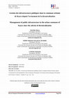 Research paper thumbnail of Gestion des infrastructures publiques dans la commune urbaine de Kayes depuis l'avènement de la décentralisation