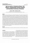 Research paper thumbnail of Eight new species of Siphoderina Manter, 1934 (Digenea, Cryptogonimidae) infecting Lutjanidae and Haemulidae (Perciformes) off Australia